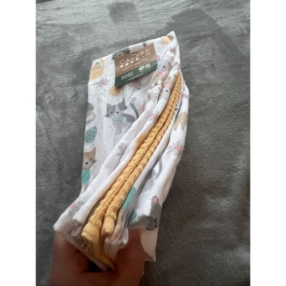 Casaba Easter Kitty’s Kitchen Towel Set Pack Of 3 NEW - Picture 4 of 7